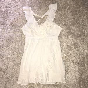 Flattering white dress